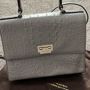 Kate Spade Croc-embossed Doris Satchel